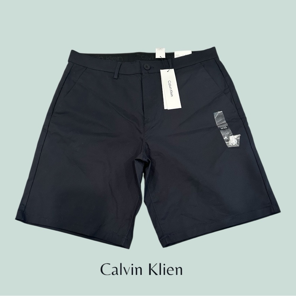 CALVIN KLIEN MIDNIGHT BLACK SHORT SIZE 33